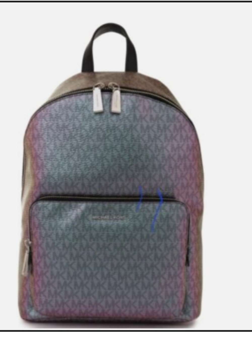 Michael Kors Iridescent Logo Backpack in Purple
